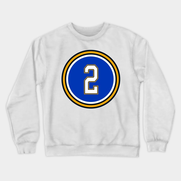 The Al MacInnis Number 2 Jersey St Louis Blues Inspired Crewneck Sweatshirt by naesha stores